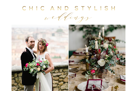 Chic and Stylish Weddings /  Fall Wedding Anniversary In Verona / January 25, 2017 