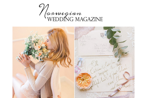Norwegian wedding magazine / Bridal Boudoir from Greece, September 20, 2015
